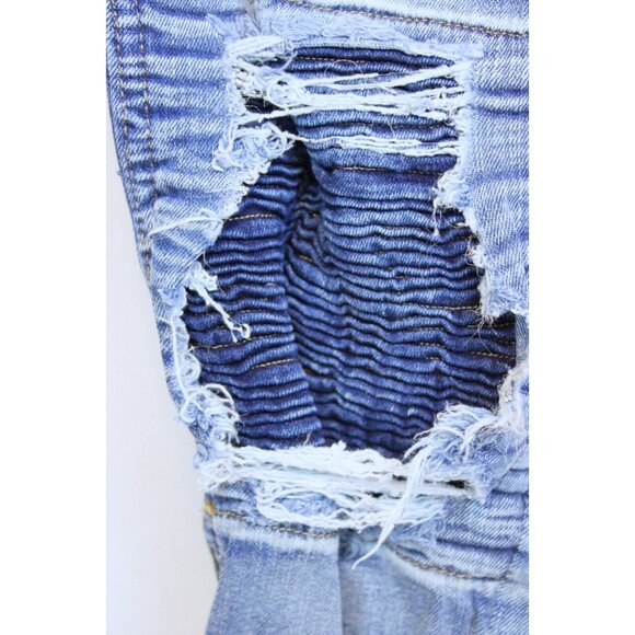 4 Skinny Jeans Lot s 28/30 Teen Blue Black Ripped Stretch Mid Rise Casual Rue 21 - Picture 10 of 16